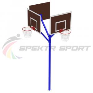 Купить Стойка баскетбольная уличная комбинированная (3 щита) в Пестове 