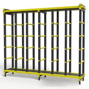 Купить Стеллаж для хранения аква-инвентаря жесткий ПВХ 2000х600х2000 мм в Пестове 