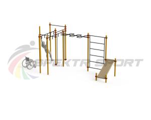 Купить Спортивный комплекс для инвалидов-колясочников WRK-D17_76mm в Пестове 