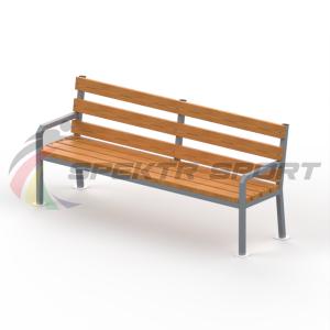 Купить Уличная скамейка со спинкой Дача в Пестове 