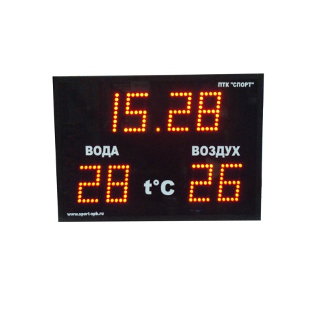 Купить Часы-термометр СТ1.13-2t для бассейна в Пестове 