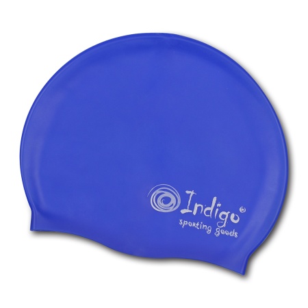 Купить Шапочка для плавания силиконовая Indigo однотонная  в Пестове 