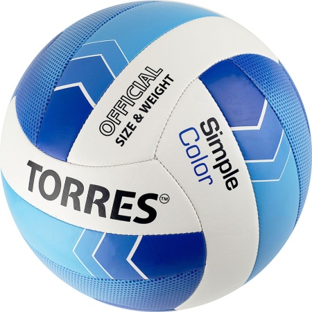 Купить Мяч волейбольный Torres Simple Color любительский р.5 в Пестове 